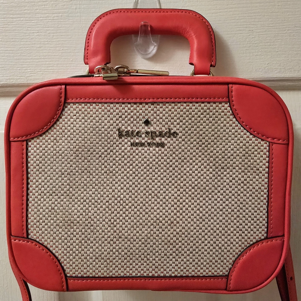Kate Spade Pink Structured Crossbody (Trunk-Inspired)